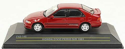 Kokusai Boeki First:43 1/43 Honda Civic Ferio Sir 1991 Red F43-146- Japan Figure Store - #1 Bring To You The Best Japanese Goods