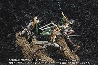 Kotobukiya Artfx J Attack On Titan Eren Yeager Renewal Package Ver. Figure- Japan Figure Store - #1 Bring To You The Best Japanese Goods