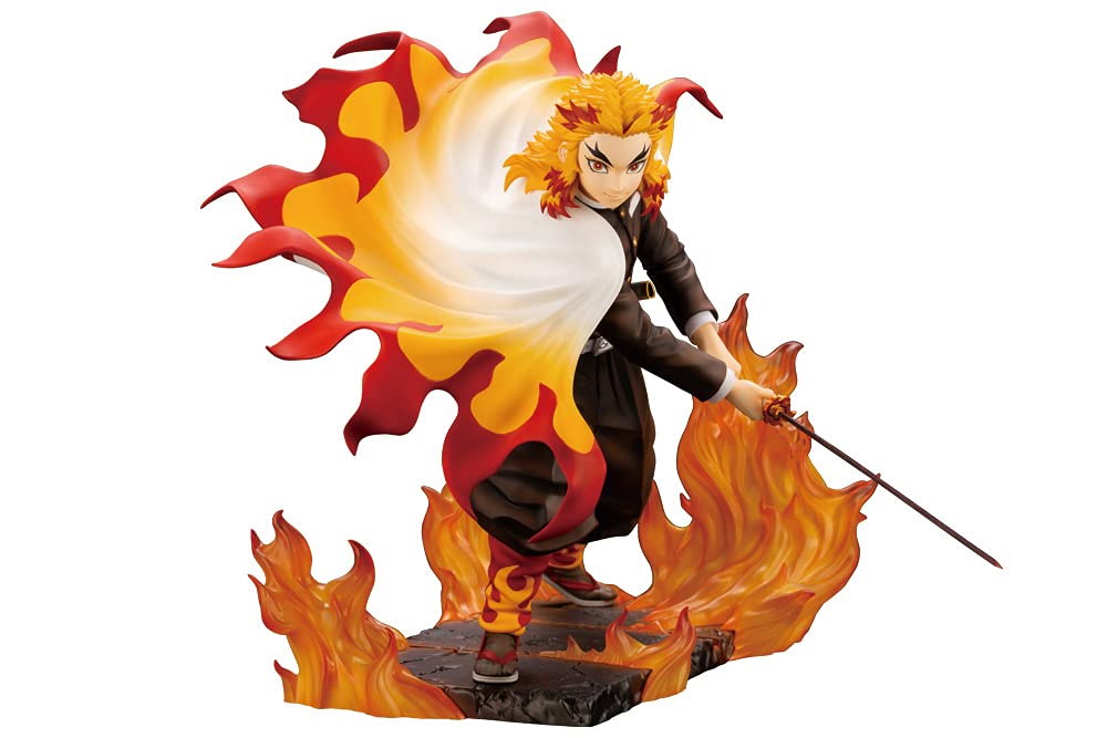 KOTOBUKIYA Artfx J Kyojuro Rengoku 1/8 Figure Demon Slayer: Kimetsu No Yaiba- Japan Figure Store - #1 Bring To You The Best Japanese Goods