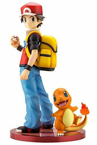 Kotobukiya Artfx J Pokemon Red With Charmander 1/8 Scale Figure- Japan Figure Store - #1 Bring To You The Best Japanese Goods