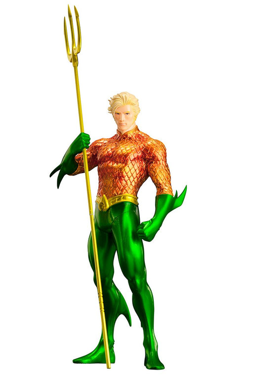 Kotobukiya Justice League Artfx+ Aquaman New52 Japan 1/10 Pvc Figure- Japan Figure Store - #1 Bring To You The Best Japanese Goods