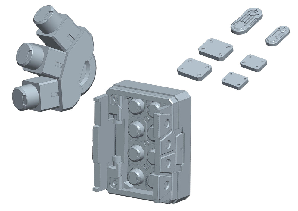 Kotobukiya Msg Modeling Support Plastic Unit P141 Mold Board and Missile Set- Japan Figure Store - #1 Bring To You The Best Japanese Goods