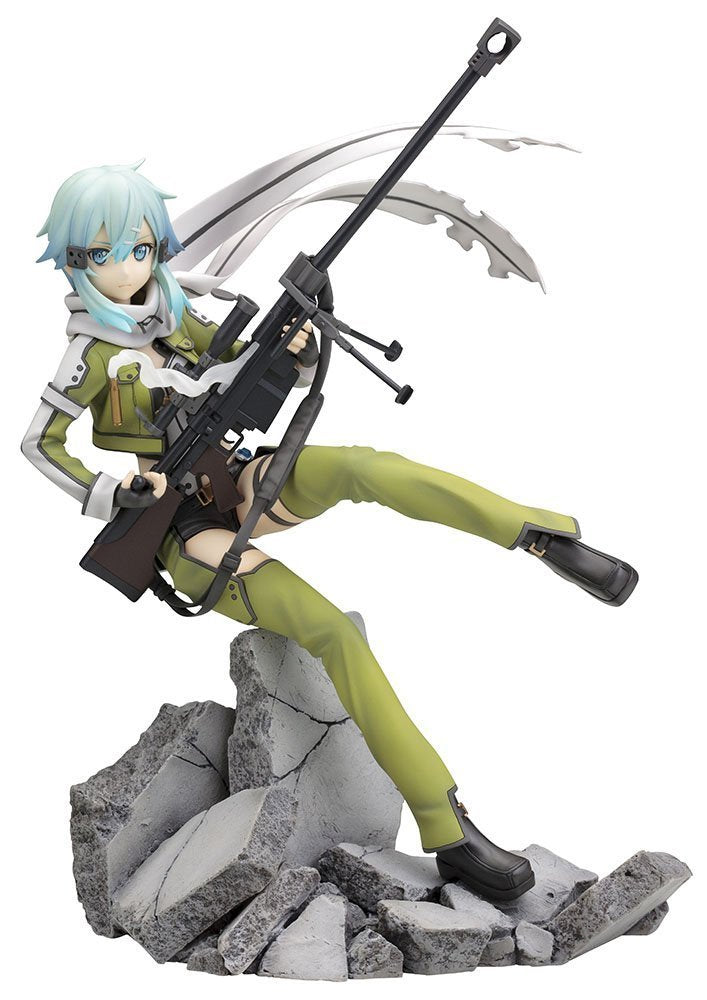 Kotobukiya Japan Sword Art Online Ii Sinon 1/8 Scale Pvc Figure- Japan Figure Store - #1 Bring To You The Best Japanese Goods
