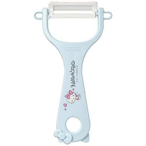 Kyocera Hello Kitty Blue Ceramic Peeler Made In Japan- Japan Figure Store - #1 Bring To You The Best Japanese Goods