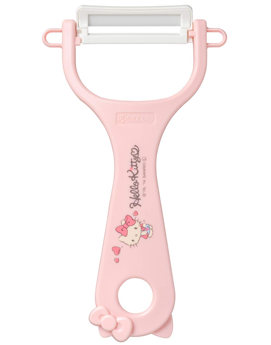 Kyocera Ceramic Kitty Design Peeler | 1 Piece | Made In Japan- Japan Figure Store - #1 Bring To You The Best Japanese Goods