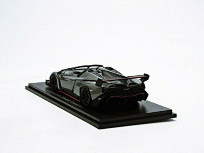 Kyosho 1/43 Lamborghini Veneno Road Ster Gray/red Line Gray Diecast Car 5572gr- Japan Figure Store - #1 Bring To You The Best Japanese Goods