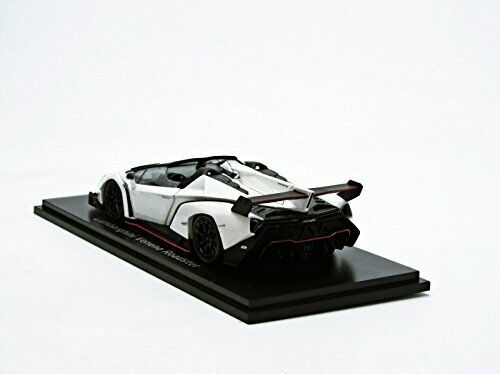 Kyosho 1/43 Lamborghini Veneno Road Ster White/red Line White Diecast Car- Japan Figure Store - #1 Bring To You The Best Japanese Goods