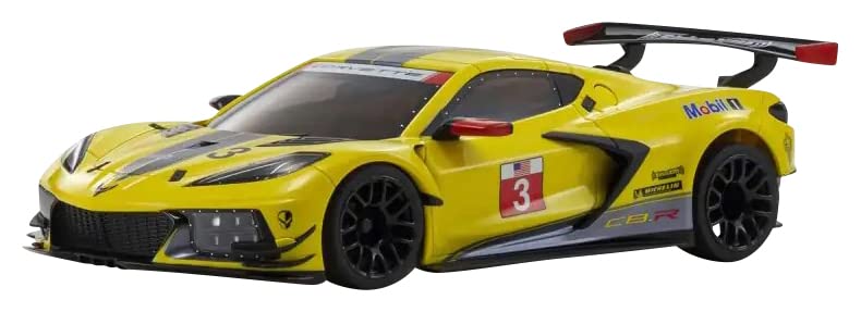 Kyosho Corvette C8.R MZP244Y Yellow MR03W-MM- Japan Figure Store - #1 Bring To You The Best Japanese Goods