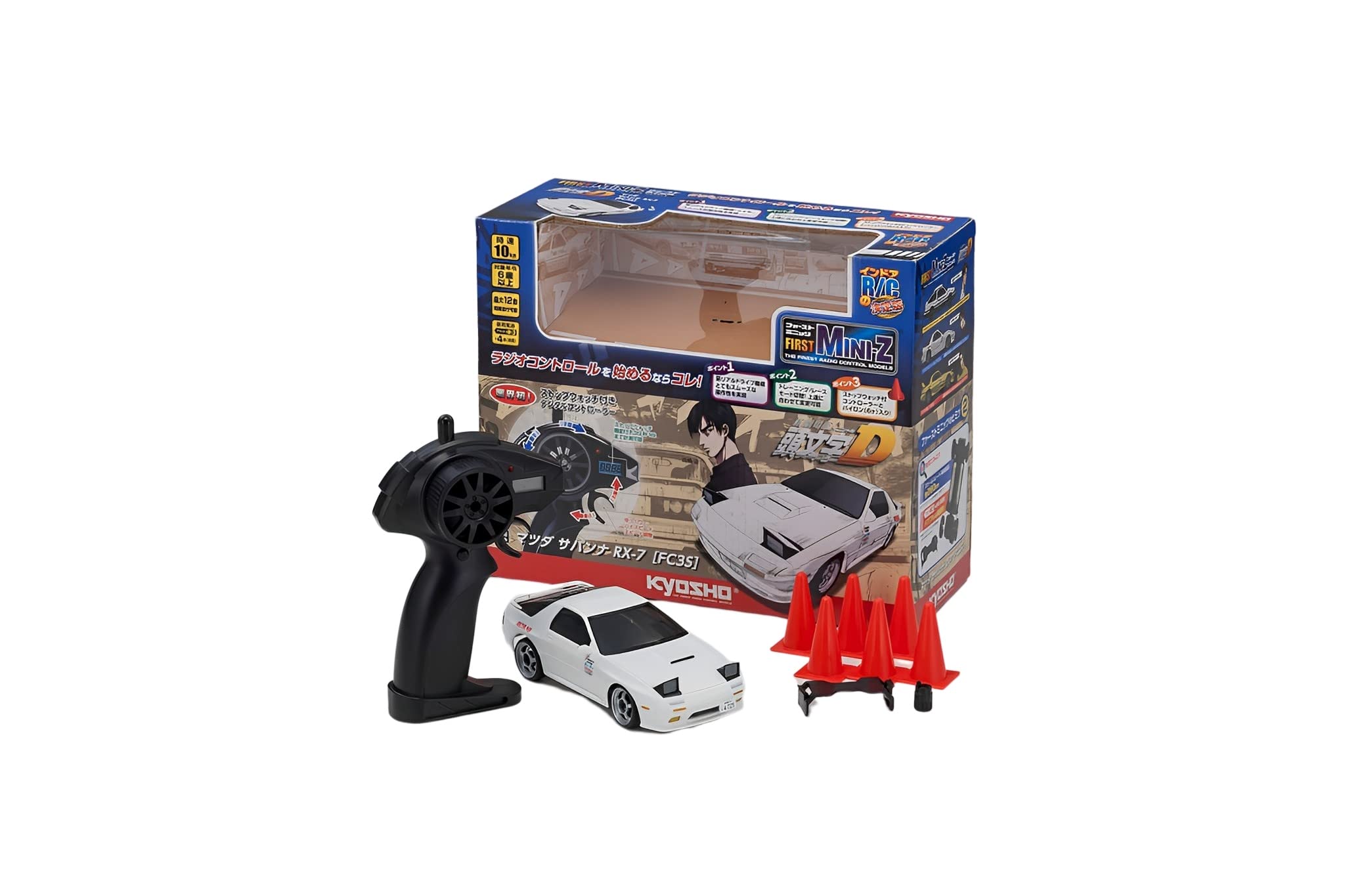 Kyosho Egg 1:28 Rx7 FC3S Initial D Mazda Savanna- Japan Figure Store - #1 Bring To You The Best Japanese Goods