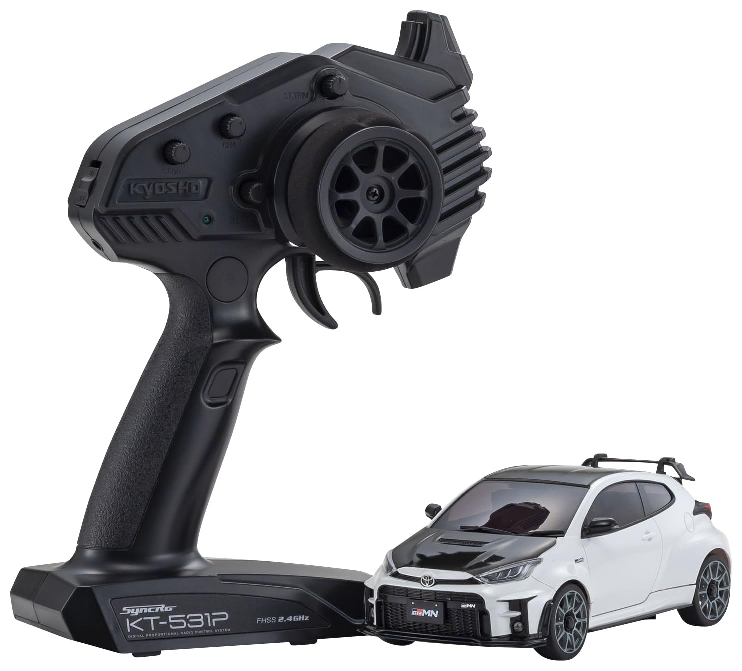 Kyosho Mini-Z AWD Yaris White Pearl 32640PW- Japan Figure Store - #1 Bring To You The Best Japanese Goods