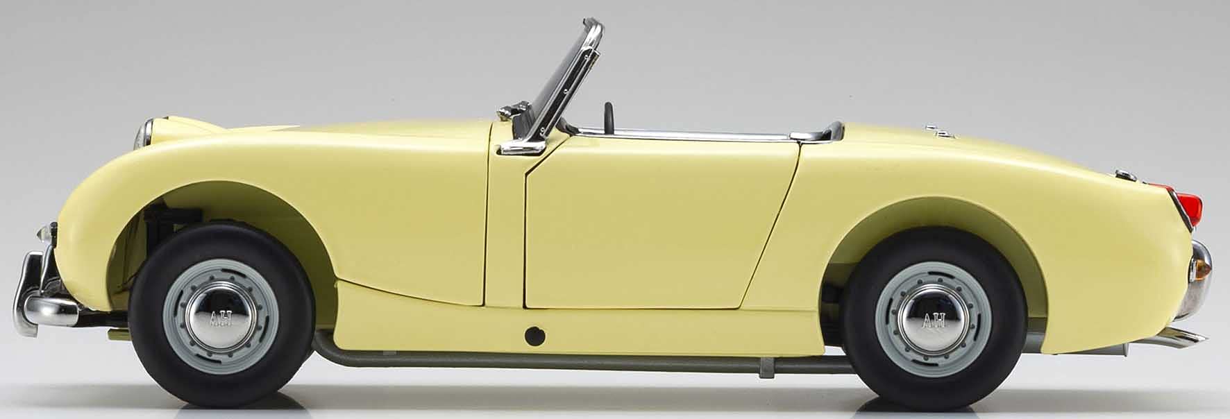 Kyosho 1/18 Austin Healey Sprite Primrose Yellow Ks08953Py- Japan Figure Store - #1 Bring To You The Best Japanese Goods