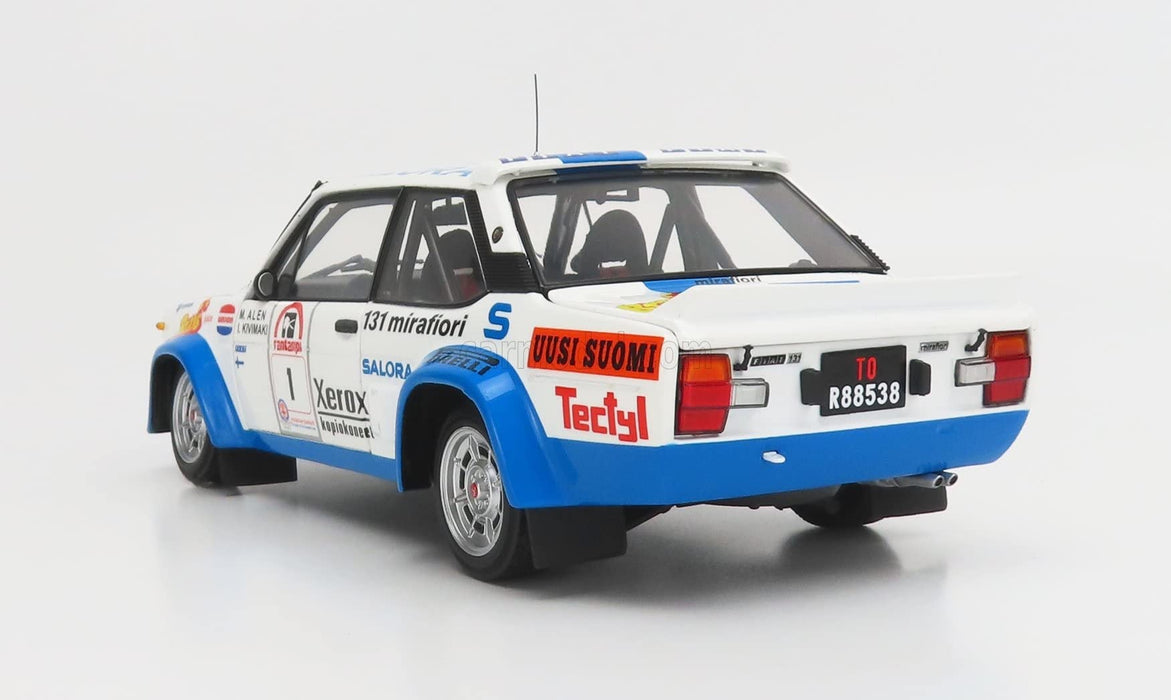 Kyosho 1/18 Fiat 131 Abarth 1980 1000Lakes #1- Japan Figure Store - #1 Bring To You The Best Japanese Goods