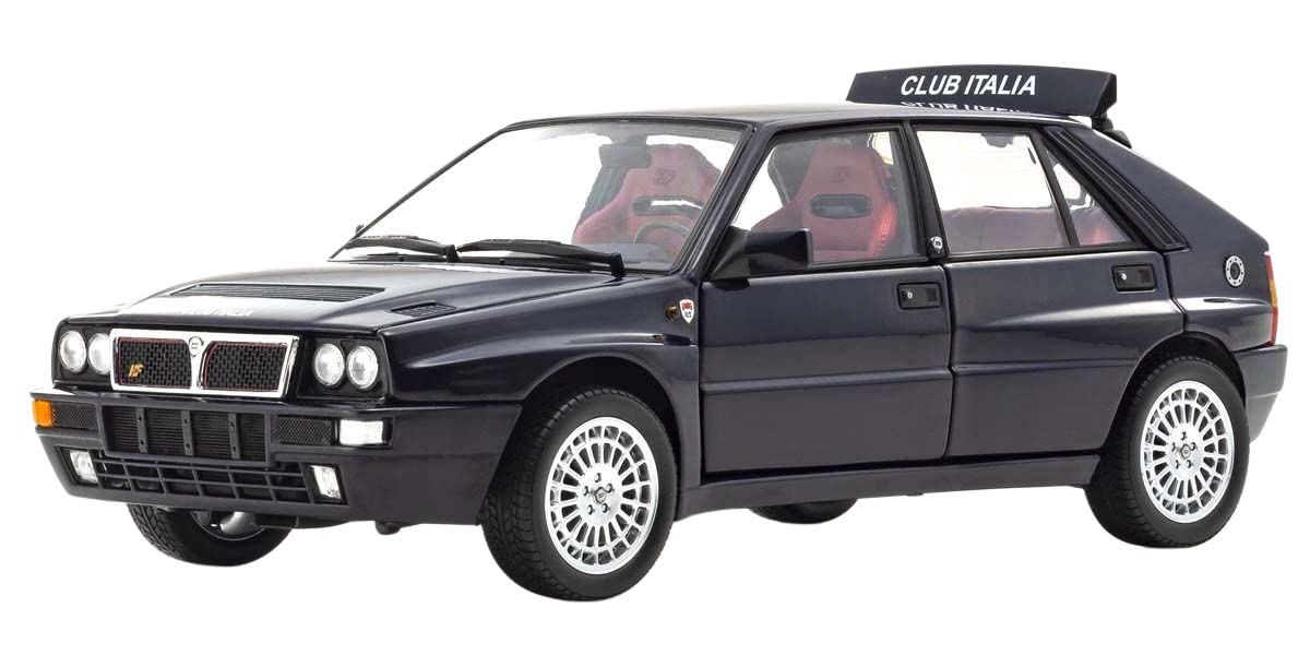 Kyosho 1/18 Lancia Delta HF Integrale Club Italia Blue Ky8343SC- Japan Figure Store - #1 Bring To You The Best Japanese Goods