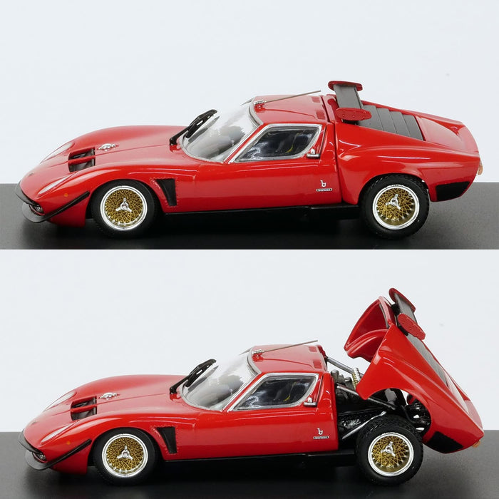 Kyosho 1/43 Lamborghini Miura Svr Red/Black- Japan Figure Store - #1 Bring To You The Best Japanese Goods