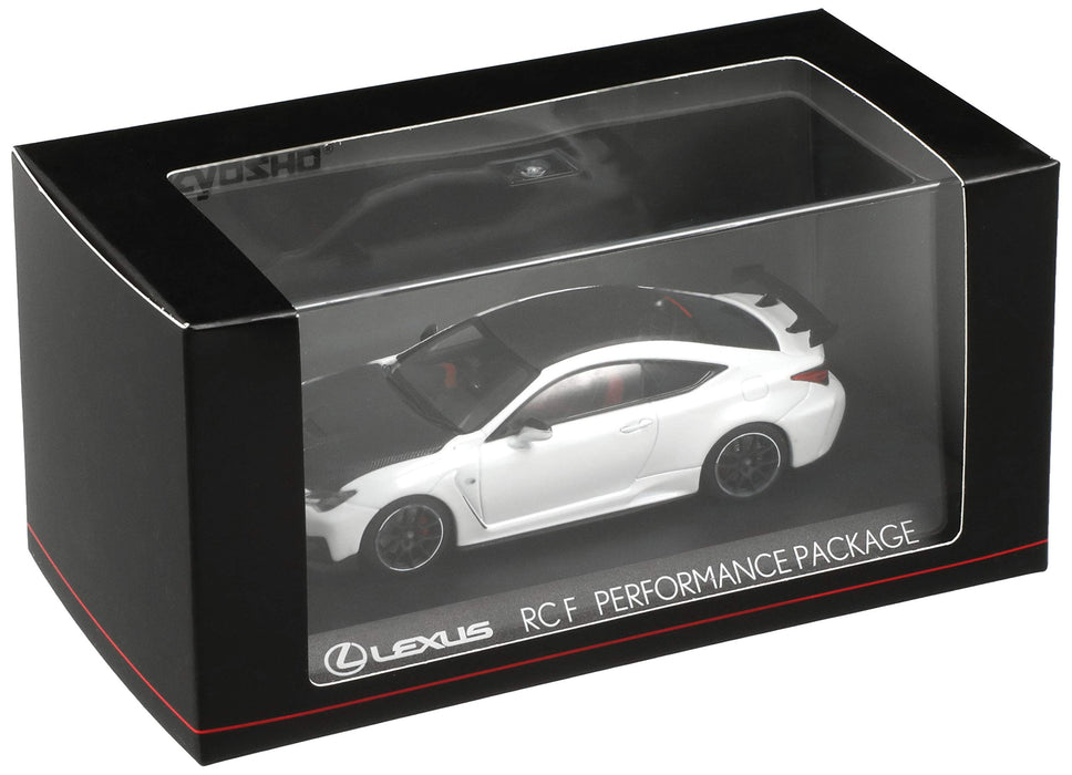 Kyosho Original 1/43 Scale Lexus Rc F Performance Package White Nova Glass Flake Right Handle- Japan Figure Store - #1 Bring To You The Best Japanese Goods