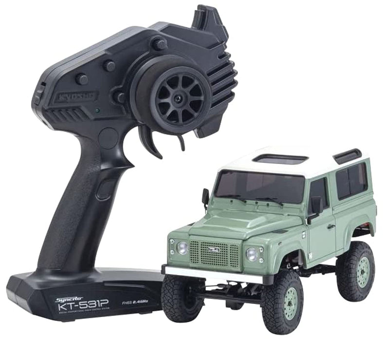 Kyosho Mini-Z 4x4 Readyset Land Rover Defender 90 Grasmere/Alaska 32527Gr- Japan Figure Store - #1 Bring To You The Best Japanese Goods