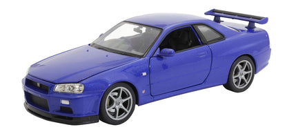 Kyosho Welly 1/24 Nissan Skyline GT-R R34 We24108Mb- Japan Figure Store - #1 Bring To You The Best Japanese Goods