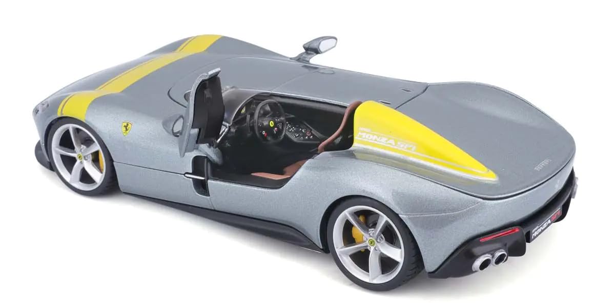Kyosho Bburago 1/24 Ferrari Monza Sp1 Silver- Japan Figure Store - #1 Bring To You The Best Japanese Goods