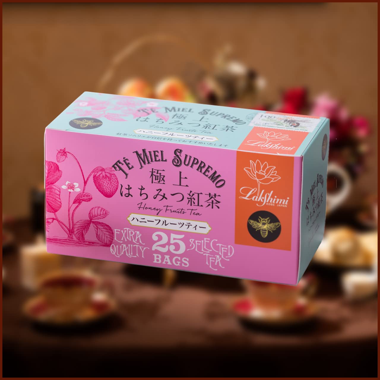 Lakshmi Honey Black Tea & Fruit Tea 25 Bags- Japan Figure Store - #1 Bring To You The Best Japanese Goods