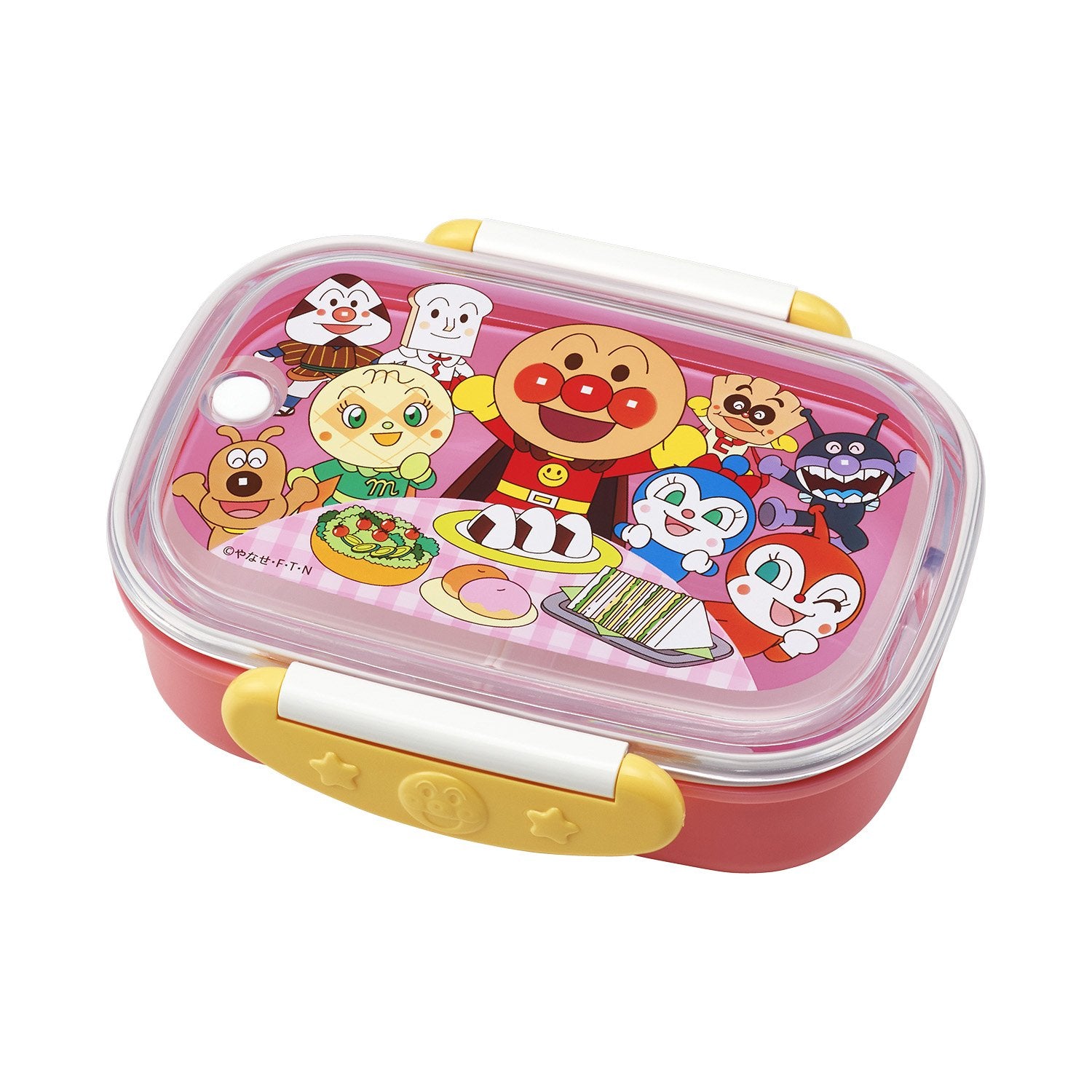 Lec Anpanman Lock Lunch Box Pink (360Ml) Japan Kk-331- Japan Figure Store - #1 Bring To You The Best Japanese Goods