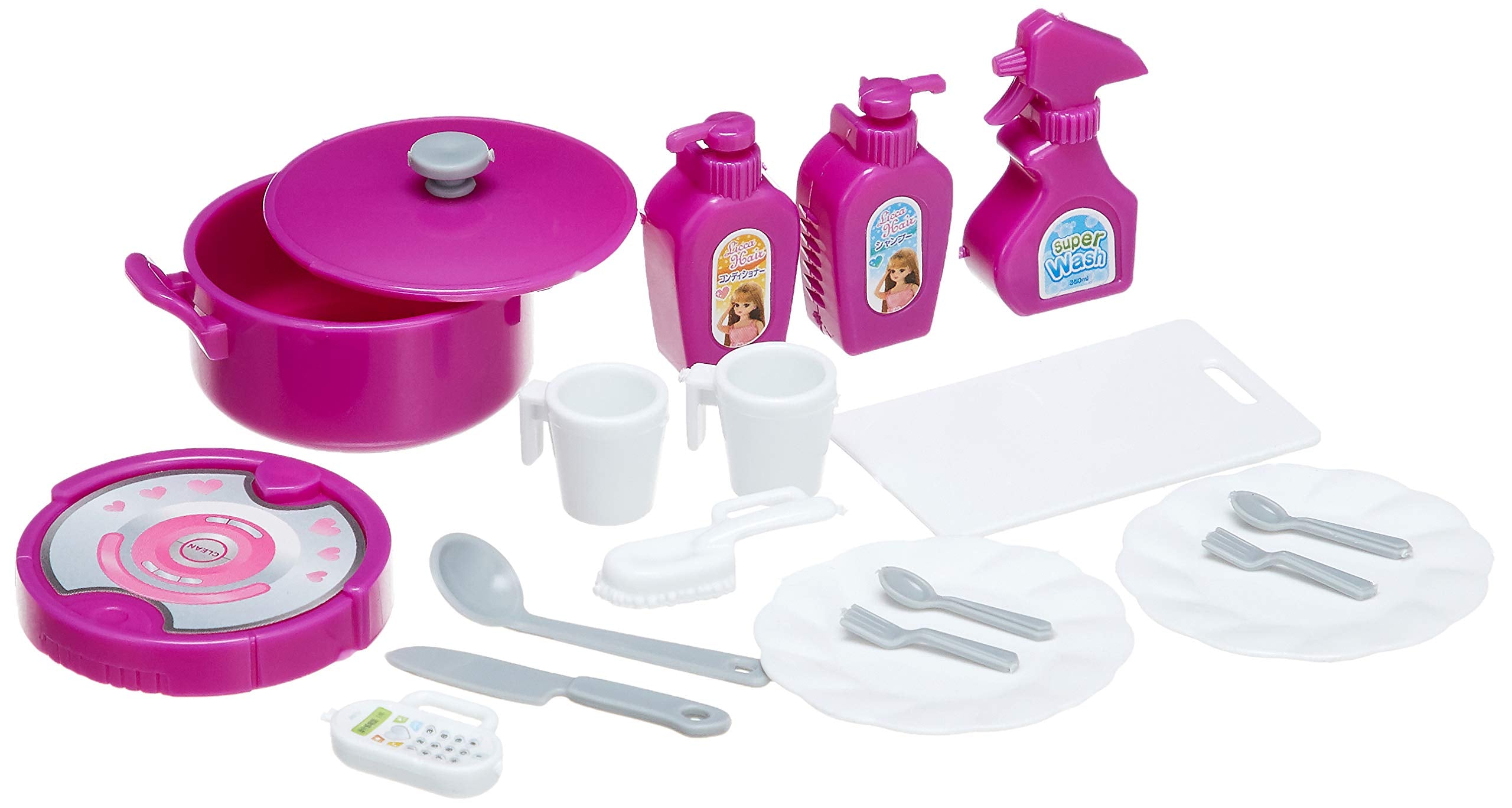 Takara Tomy Licca-Chan Lf-06 Ping Pong With Chime Japanese Doll Kitchen Set- Japan Figure Store - #1 Bring To You The Best Japanese Goods