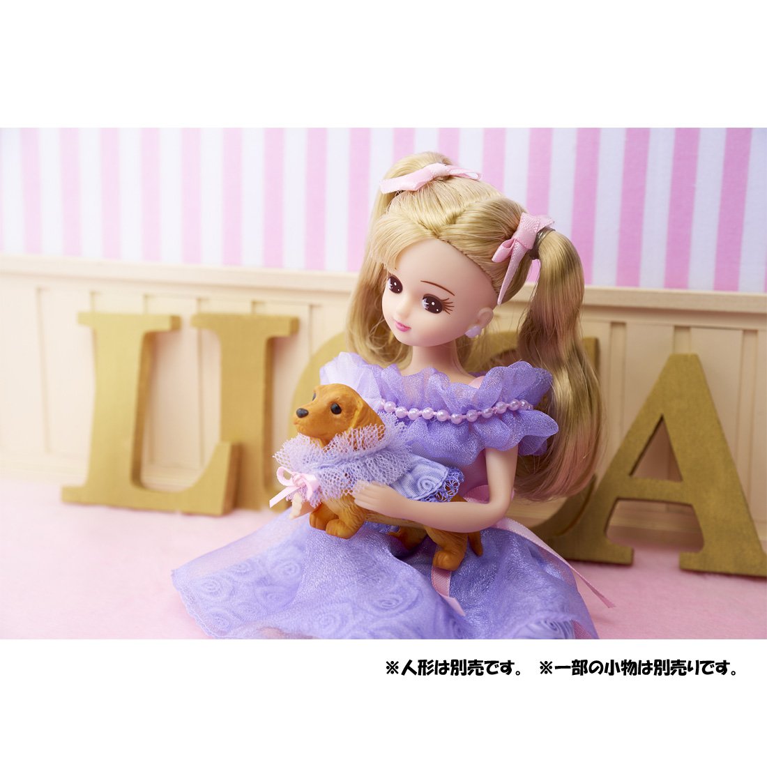 TAKARA TOMY Lw-07 Licca-Chan Matching Dress Set With Pet- Japan Figure Store - #1 Bring To You The Best Japanese Goods