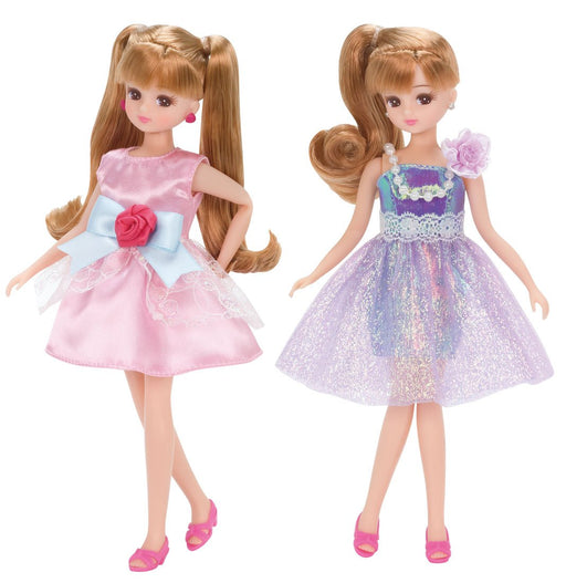 TAKARA TOMY Licca Dress Lw-18 Shiney Party 2 Dress Set 118060- Japan Figure Store - #1 Bring To You The Best Japanese Goods