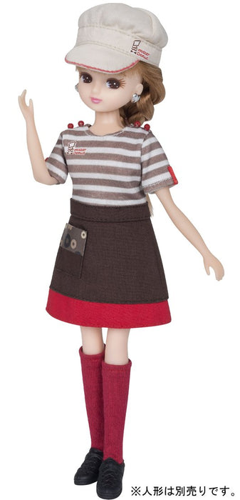 TAKARA TOMY Licca Doll Mister Donut Shop Assistant Outfit 826262- Japan Figure Store - #1 Bring To You The Best Japanese Goods