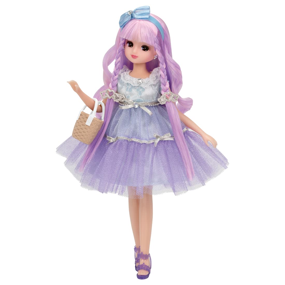 TAKARA TOMY Licca Doll #Niji Kyun Curl Dress Set Icy Coordination- Japan Figure Store - #1 Bring To You The Best Japanese Goods
