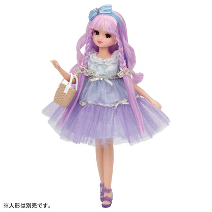 TAKARA TOMY Licca Doll #Niji Kyun Curl Dress Set Icy Coordination- Japan Figure Store - #1 Bring To You The Best Japanese Goods