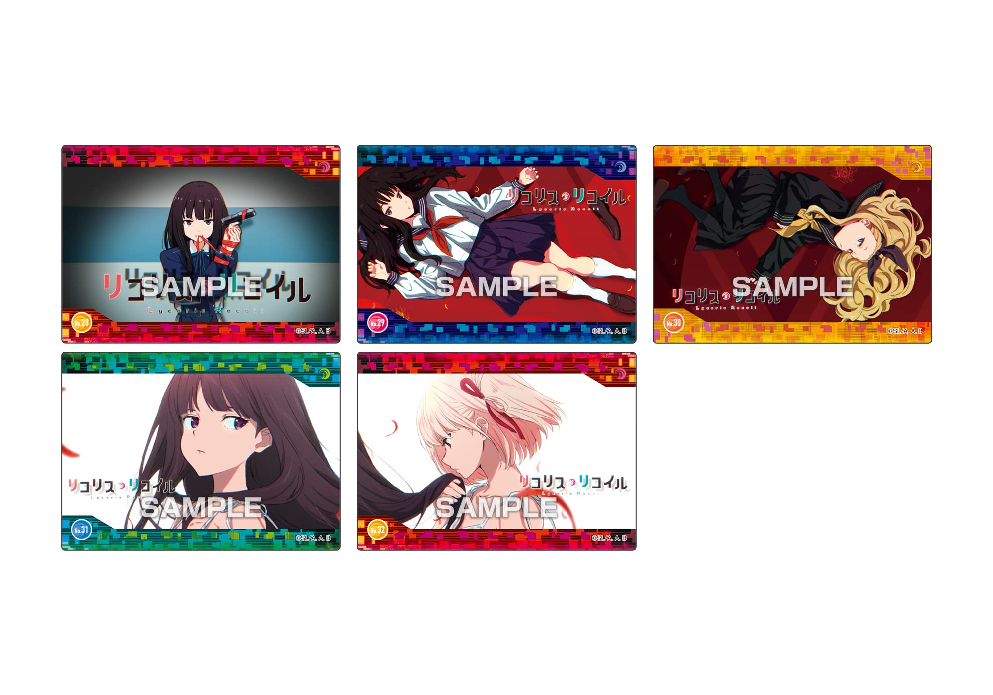 ENSKY Lycoris Recoil Character Card Collection 16Pcs Box- Japan Figure Store - #1 Bring To You The Best Japanese Goods