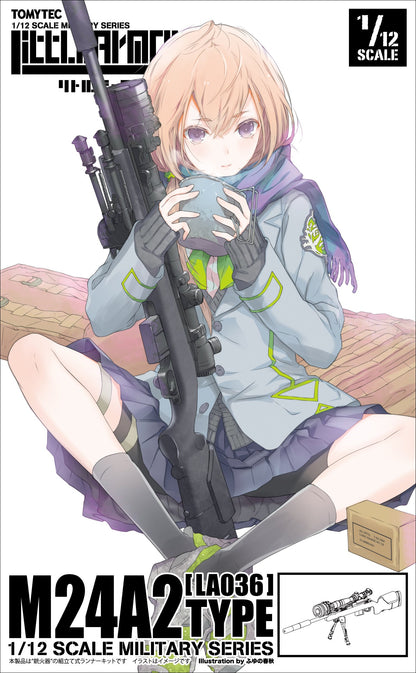 TOMYTEC La036 Military Series Little Armory M24A2 Type 1/12 Scale Plastic Model Kit- Japan Figure Store - #1 Bring To You The Best Japanese Goods