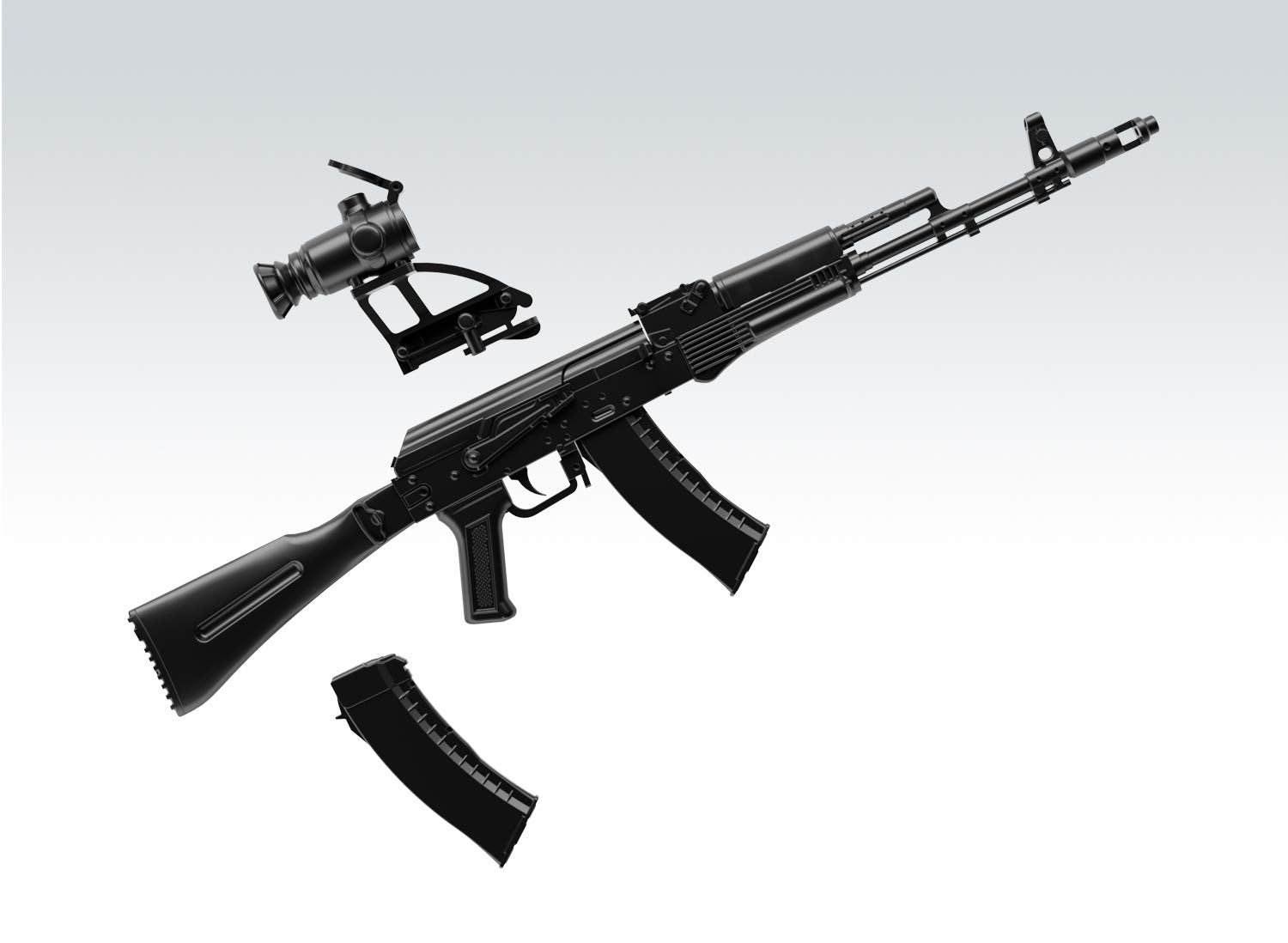 TOMYTEC La060 Military Series Little Armory Ak74M Type 1/12 Scale Kit- Japan Figure Store - #1 Bring To You The Best Japanese Goods