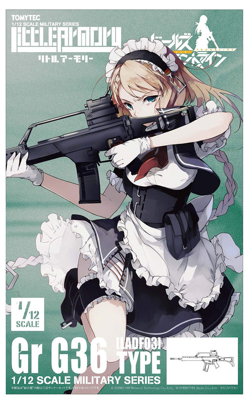 TOMYTEC Ladf03 Military Series Little Armory Girls' Frontline Gr G36 Type 1/12 Scale Kit- Japan Figure Store - #1 Bring To You The Best Japanese Goods