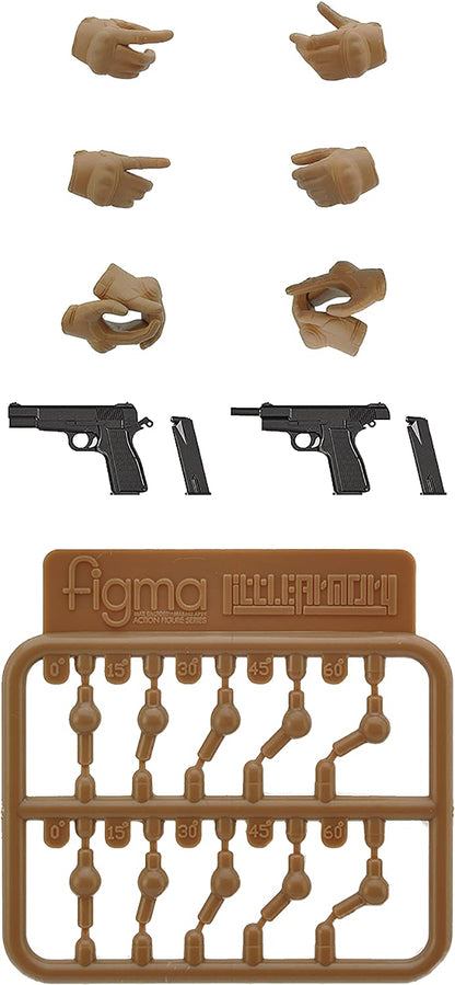 Tomytec Little Armory Laop06 Figma Tactical Gloves 2 Hand Gun Set Tan Hand Parts For Figures- Japan Figure Store - #1 Bring To You The Best Japanese Goods