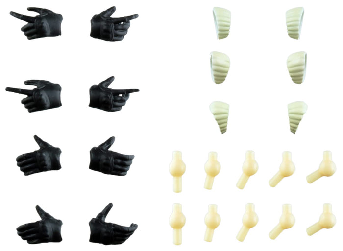 TOMYTEC Military Series 1/12 Little Armory Laop08 Sousai Shojo Teien Tactical Glove Black Plastic Model- Japan Figure Store - #1 Bring To You The Best Japanese Goods