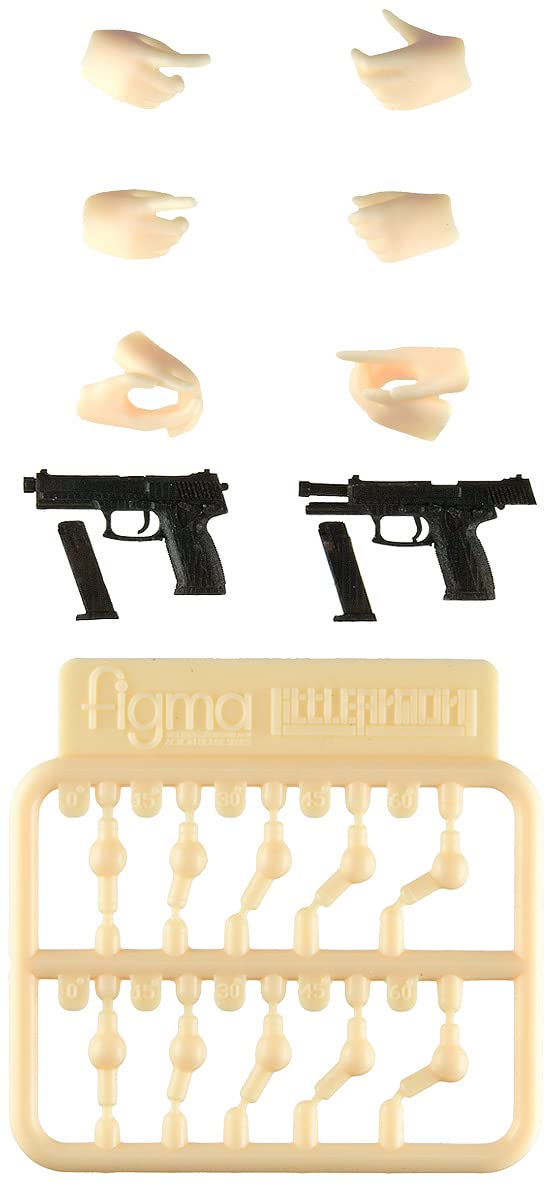 Tomytec Little Armory 1/12 Scale Hand Parts - Figma PVC Hand Gun Set- Japan Figure Store - #1 Bring To You The Best Japanese Goods