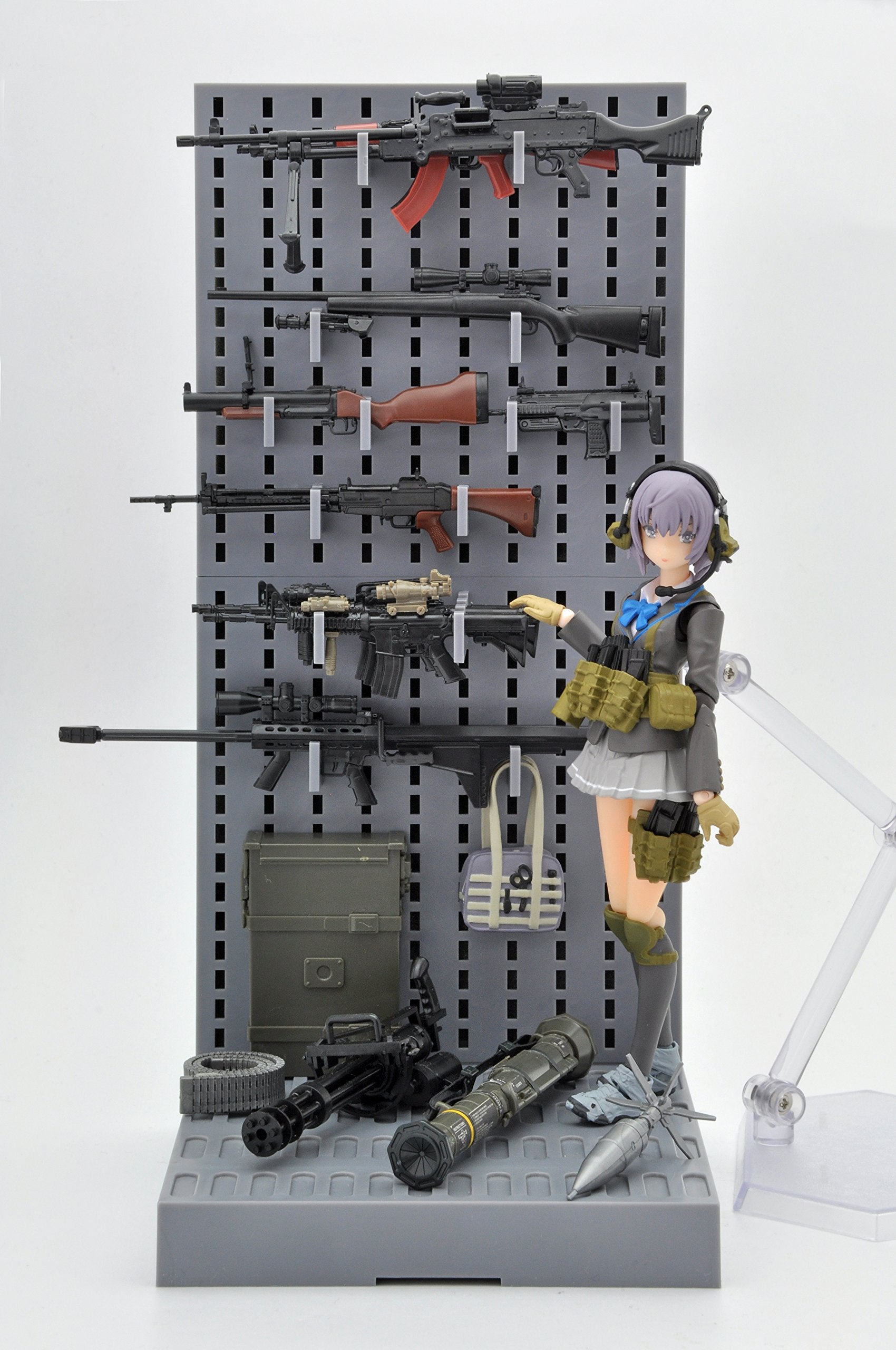Tomytec Little Armory Gun Rack C Model - LD008 Plastic Construction Kit- Japan Figure Store - #1 Bring To You The Best Japanese Goods