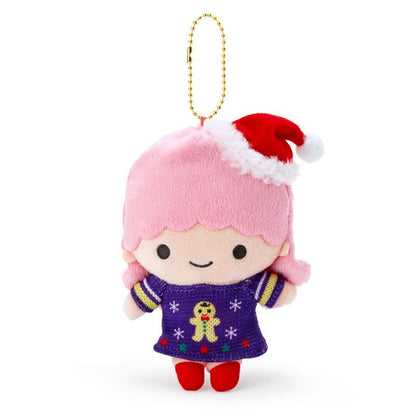 Sanrio Little Twin Stars (Lala) Mascot Holder (Christmas Sweater Design)- Japan Figure Store - #1 Bring To You The Best Japanese Goods