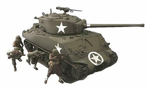 M4a3 76 W Sherman W/figuretamiya Plastic Model Kit- Japan Figure Store - #1 Bring To You The Best Japanese Goods