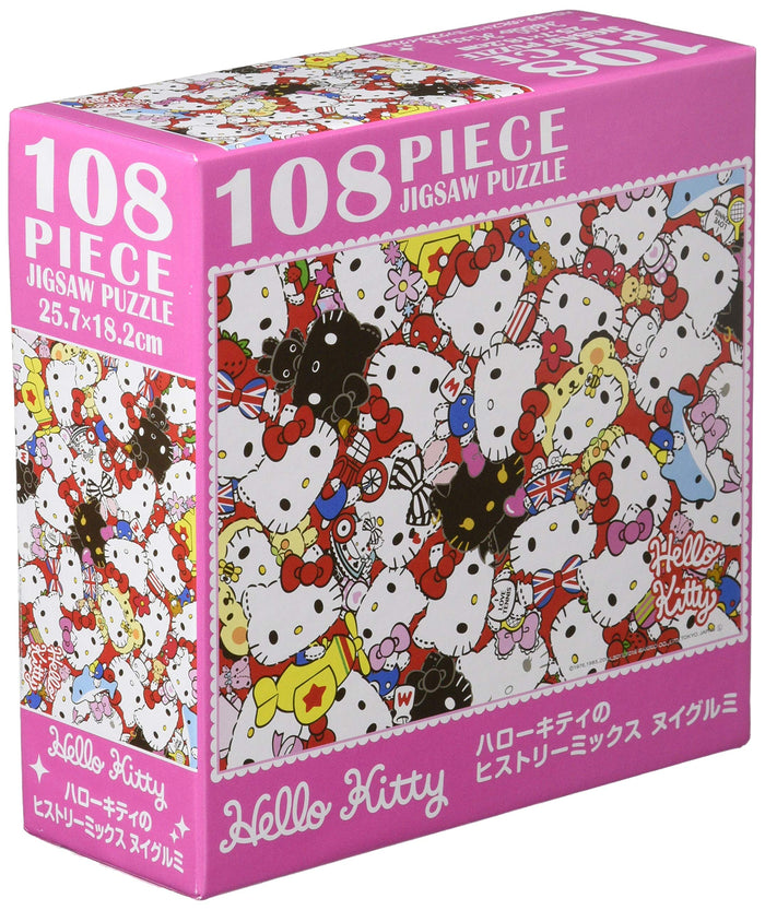 BEVERLY Jigsaw Puzzle 108-834 Hello Kitty History Mix Jigsaw 108 Pieces- Japan Figure Store - #1 Bring To You The Best Japanese Goods