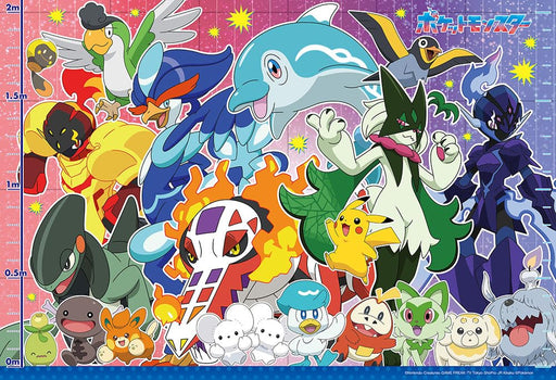 Made In Japan Beverly 100 Piece Pokemon Height Comparison Jigsaw Puzzle 26x38cm 100-047- Japan Figure Store - #1 Bring To You The Best Japanese Goods
