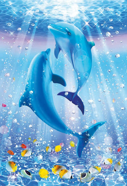 BEVERLY M81-639 Jigsaw Puzzle Dolphin Celebration 1000 S-Pieces- Japan Figure Store - #1 Bring To You The Best Japanese Goods
