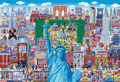 Beverly M81-623 Jigsaw Puzzle Famous Locations In New York (1000 S-Pieces) Scene Puzzle- Japan Figure Store - #1 Bring To You The Best Japanese Goods