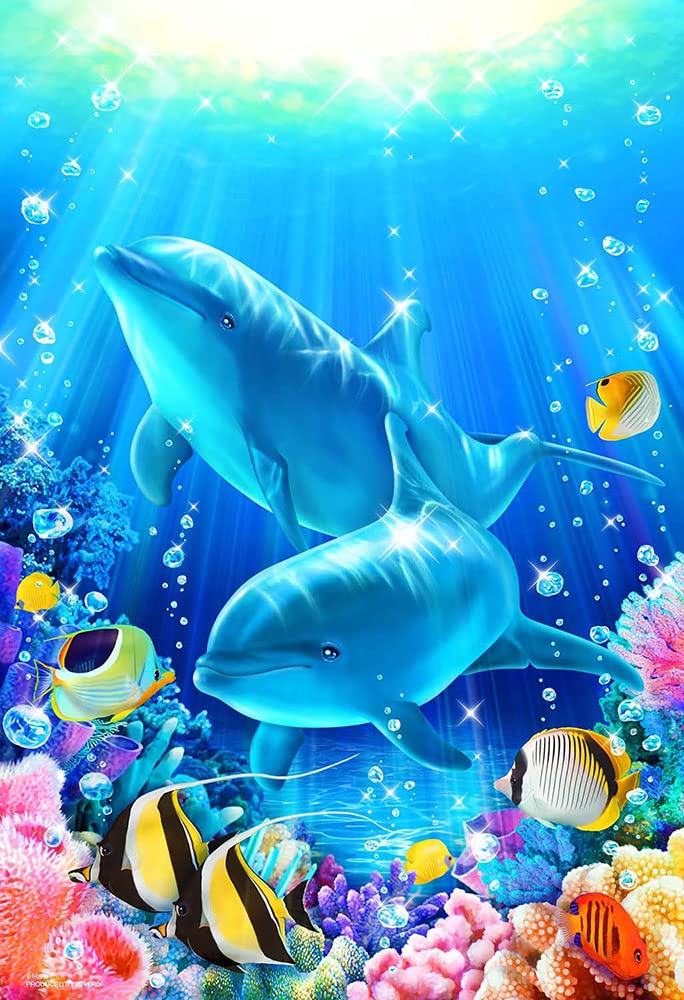 BEVERLY 83-122 Jigsaw Puzzle Dolphin Smile 300 Pieces- Japan Figure Store - #1 Bring To You The Best Japanese Goods