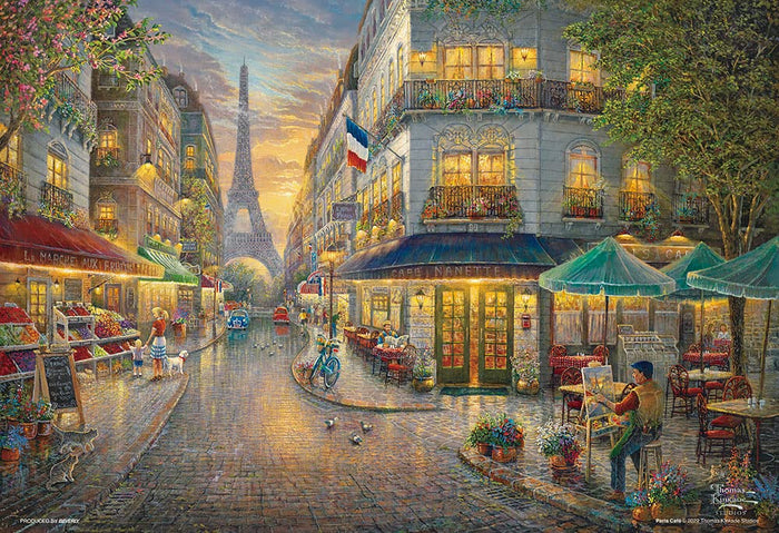 BEVERLY 500S-010 Jigsaw Puzzle Paris Cafe Thomas Kinkade 500 S-Pieces- Japan Figure Store - #1 Bring To You The Best Japanese Goods