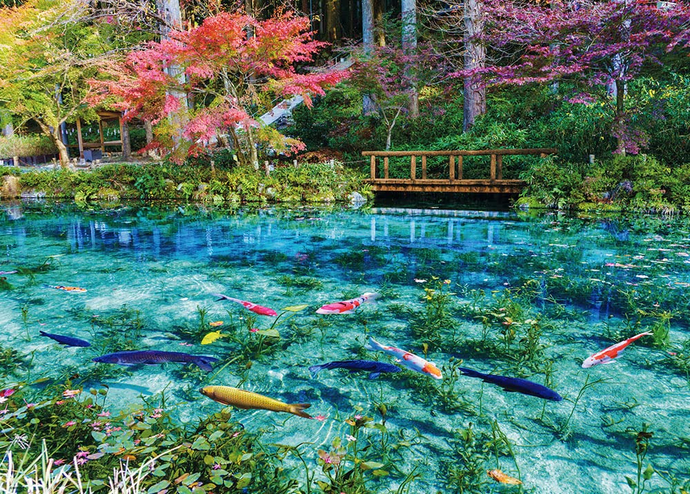 BEVERLY 66-218 Jigsaw Puzzle Monet'S Pond With Colorful Koi Fish 600 Pieces- Japan Figure Store - #1 Bring To You The Best Japanese Goods