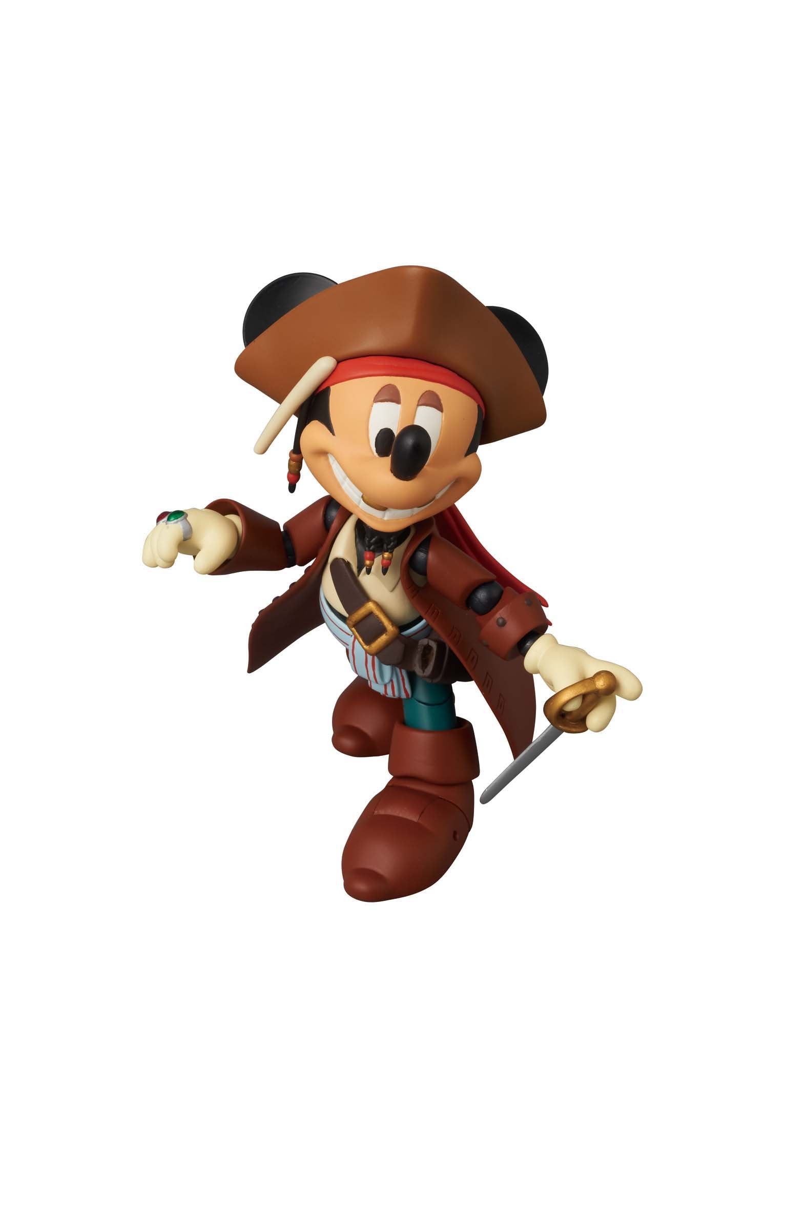 MEDICOM Maf-49 Miracle Action Figure Disney Mickey Mouse Jack Sparrow Version- Japan Figure Store - #1 Bring To You The Best Japanese Goods