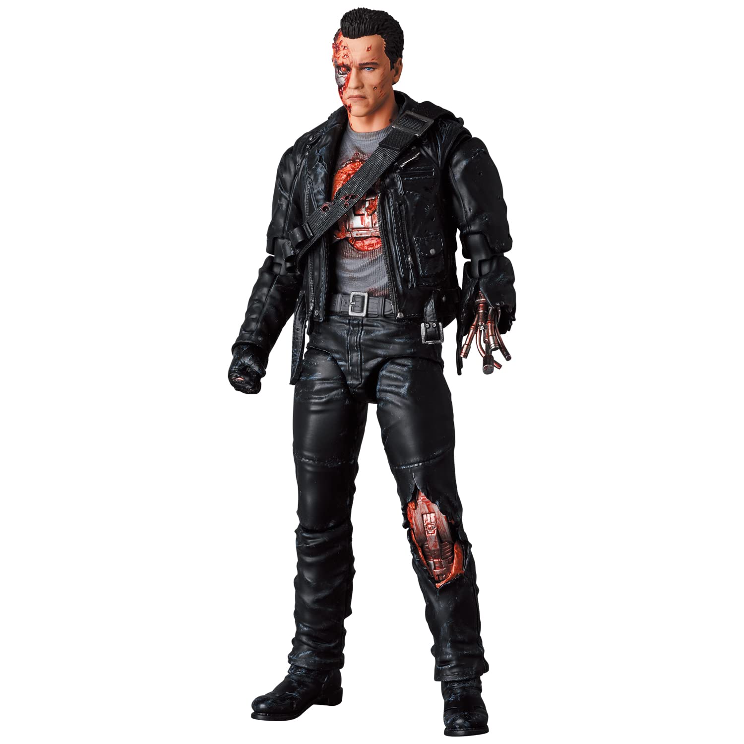 Mafex No.191 T-800 (T2: Battle Damage Ver.) Height Approx 160Mm Non-Scale Painted Action Figure- Japan Figure Store - #1 Bring To You The Best Japanese Goods