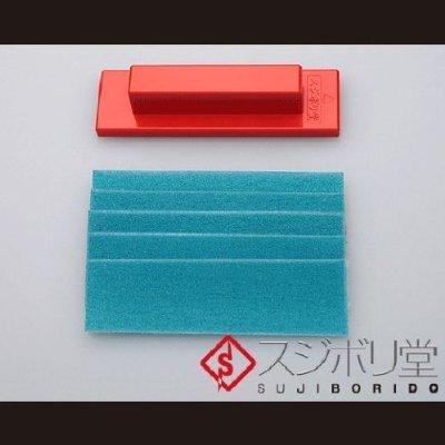 SUJIBORIDO Magic File 5Pcs W/ One Holder #400 Red 4560399120551- Japan Figure Store - #1 Bring To You The Best Japanese Goods